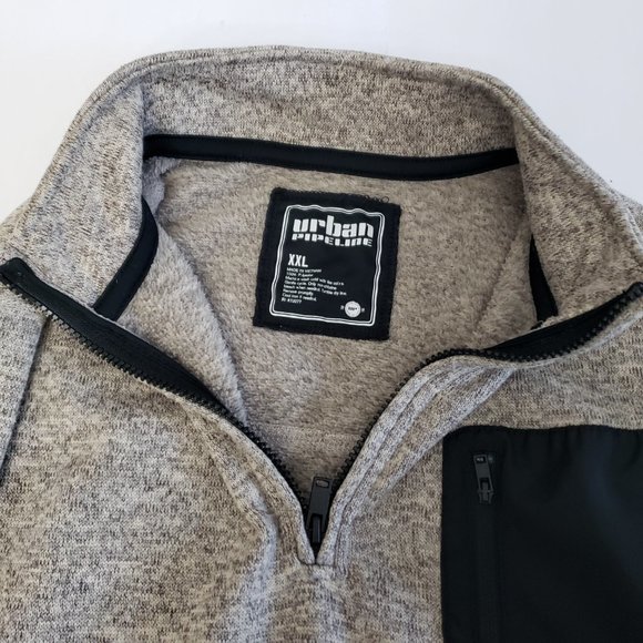 Urban Pipeline Quarter Zip Pullover Fleece Zip Chest Pocket Mens XXL Outdoor - Picture 8 of 11